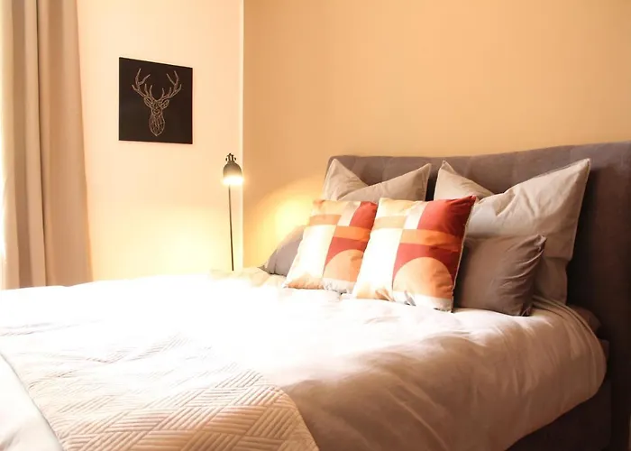 Zentrales Newyork-designapartment Mit 2 Betten Nahe Messe L Flughafen Lägenhet *